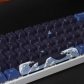 61+17 Black Coral Sea 60% PBT Keycaps Set Cherry Profile for MX Switches Mechanical Keyboard GK61 64 68